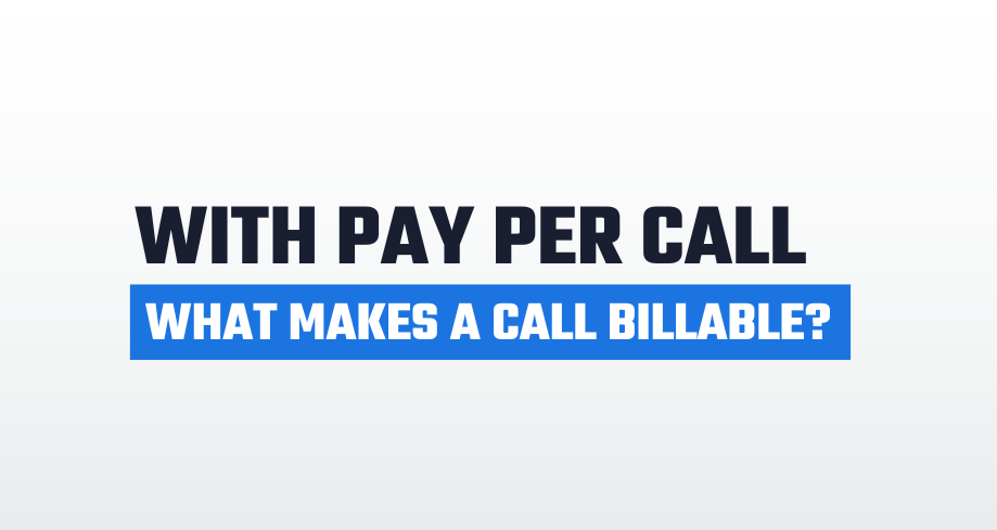 What Makes a Call Billable